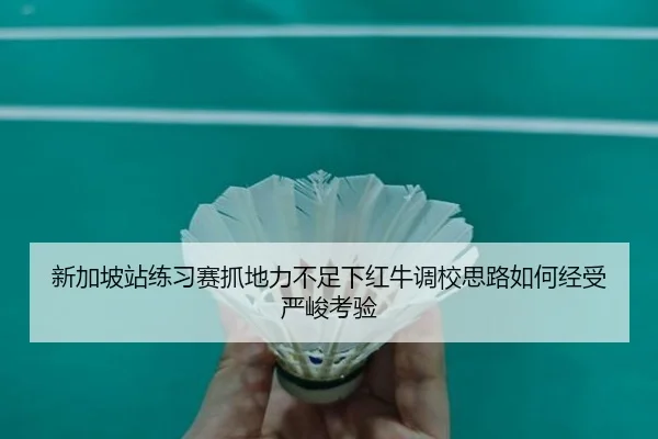 新加坡站练习赛抓地力不足下红牛调校思路如何经受严峻考验 - bet365
